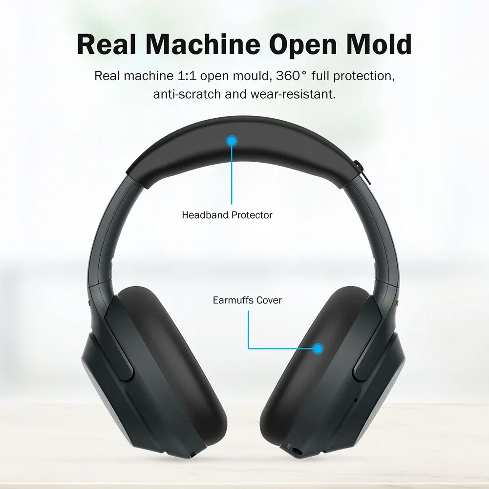 Earpads Replacement Ear Cushions Pad Covers Top Headband For Sony ULT WEAR WH-ULT900N/WH-1000XM3/XM4 Headphone Case view 4