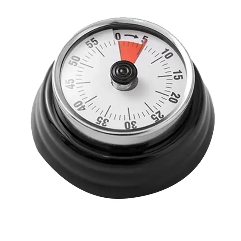 MALL Stainless Steel Sauna Timer, Mechanical Clock Timer Sauna Accessory for Sauna Rooms and Spas,Mechanical Self Drive