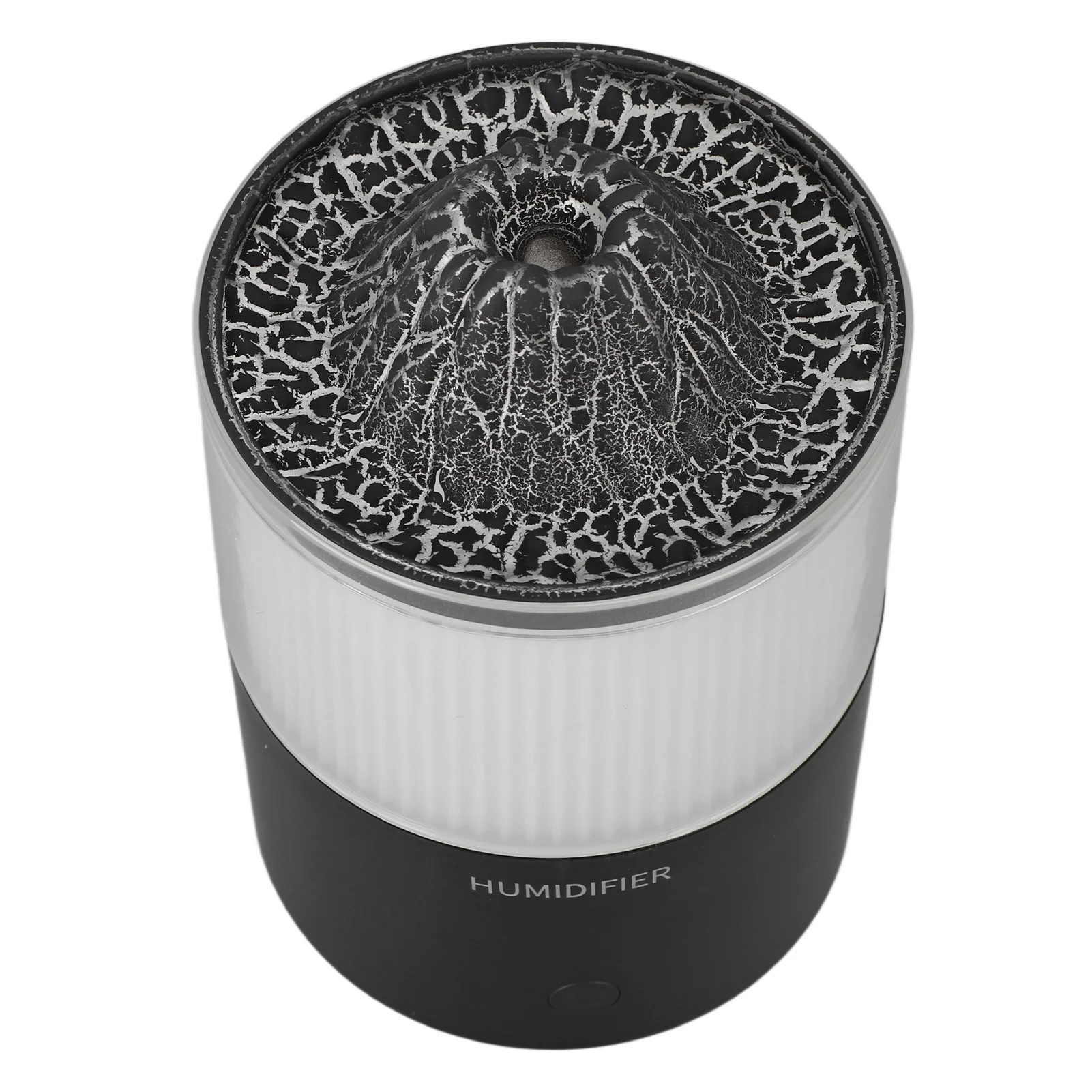 موزع الزيوت العطرية بضوء ملون ، محاكاة بركان ، مرطب سطح المكتب منخفض الضوضاء للمنزل ، من من من فضلك