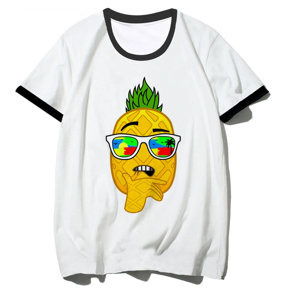 Pineapple tshirt women anime manga Y2K t-shirts female manga designer clothing