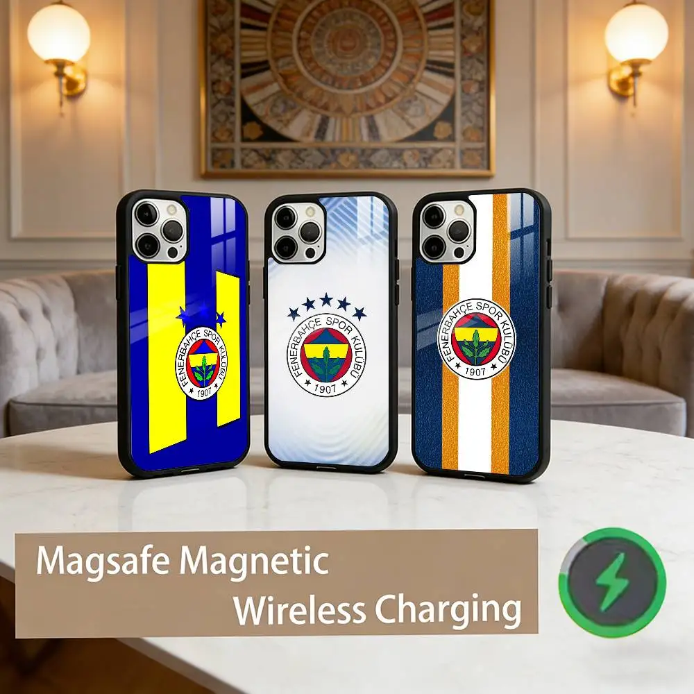 

Turkey F-FenerbahceS-E Phone Case For iPhone17,16,15,14,13,12,11 Plus,Pro Max Magnetic For Magsafe Wireless Charging