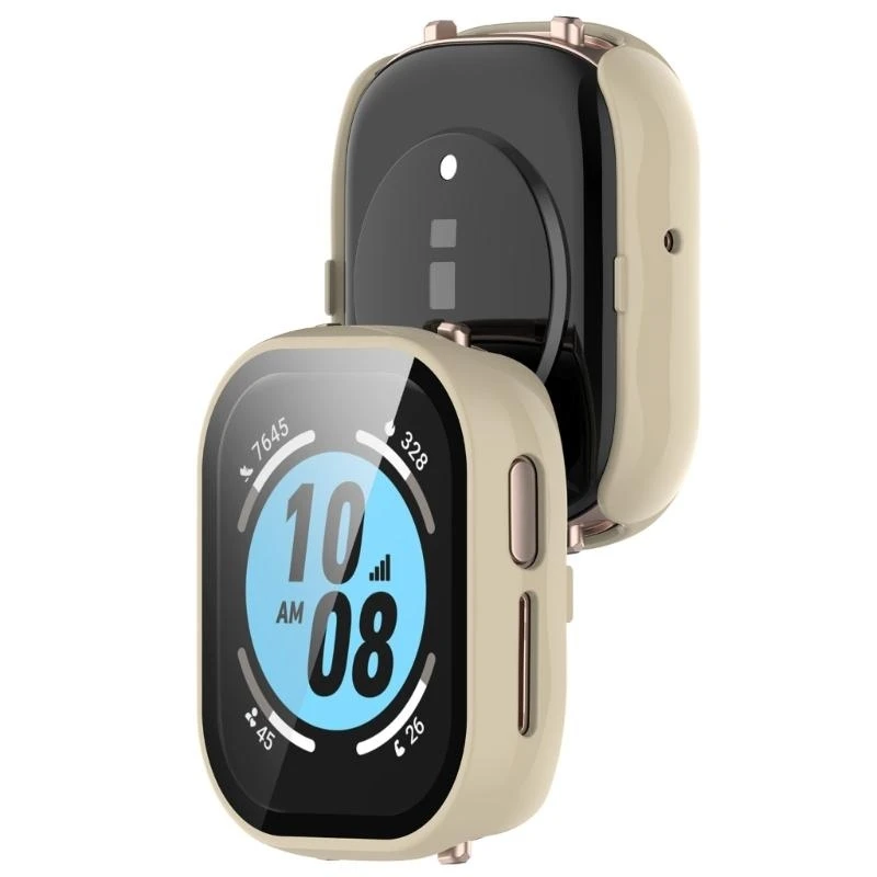 For Watch 4 Hard Shell Tempered Glass Screen Protector Case Bumper Cover Housing