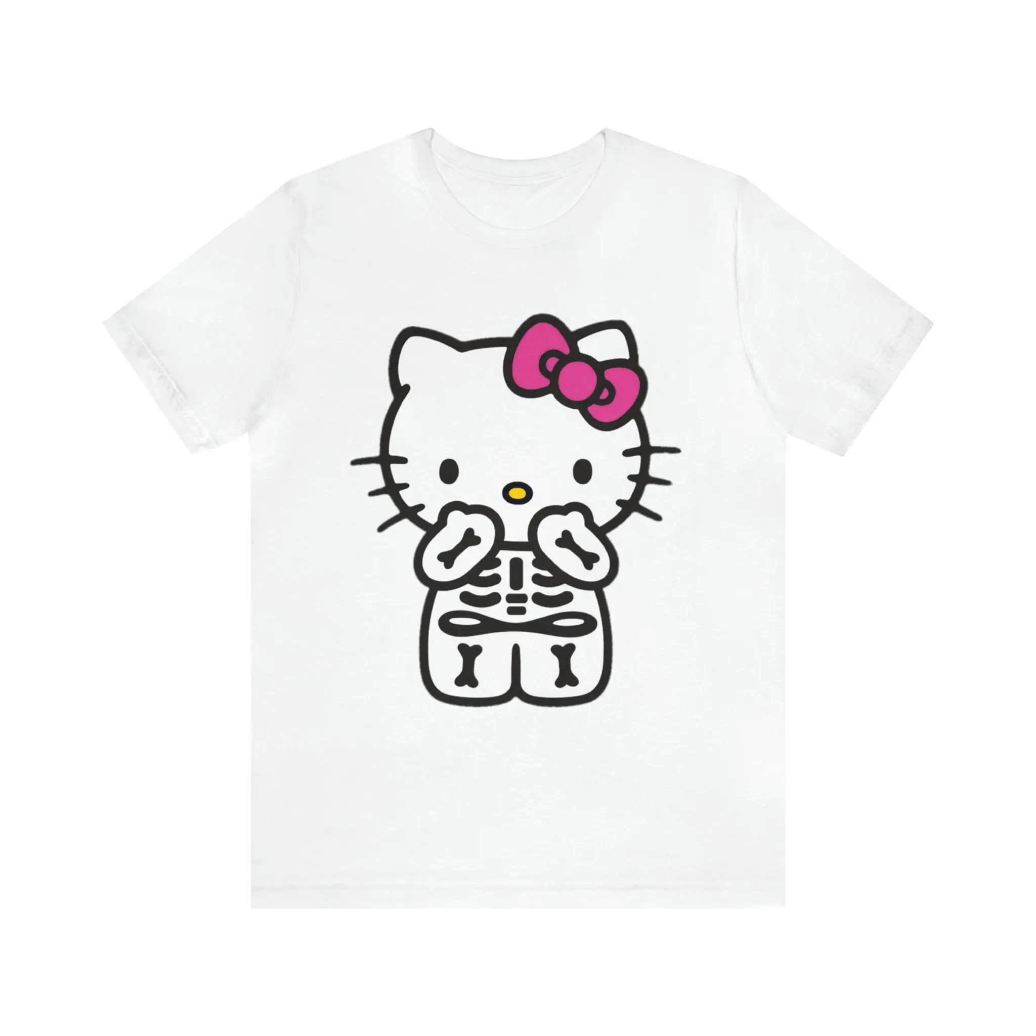 2026 Summer Men's and Women's Pure Cotton T-shirt Parent Child Sanrio Hellokitty High Quality Comfortable Breathable Ins Y2k