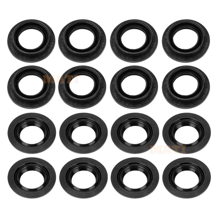 Front Uppper&Lower A Arm Bearing Seal Shaft Rebuild Repair Kit 2side for Kawasaki Brute Force 650 4x4i 2006-2013 42036-0016