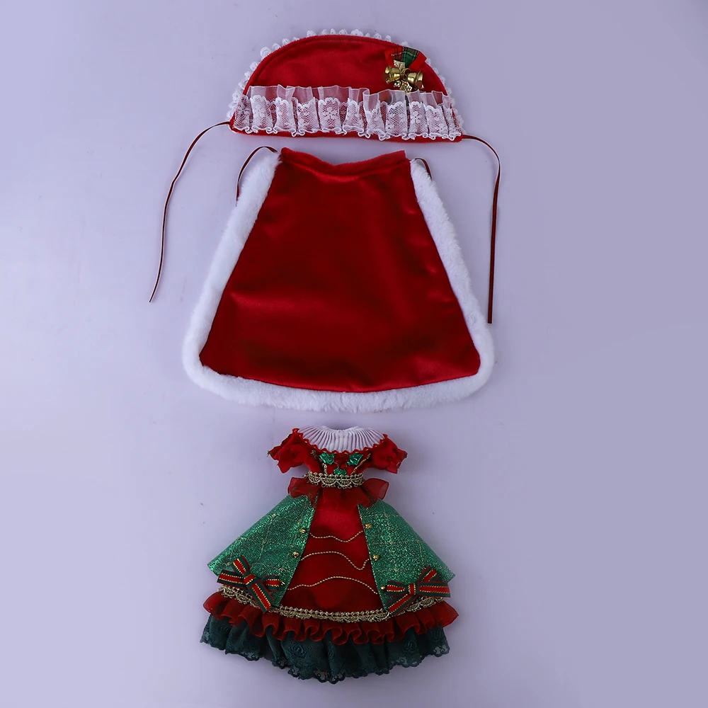 

ICY DBS Blyth Doll Set Christmas Theme Outfit Anime Girl Jointed Body 1/6 BJD