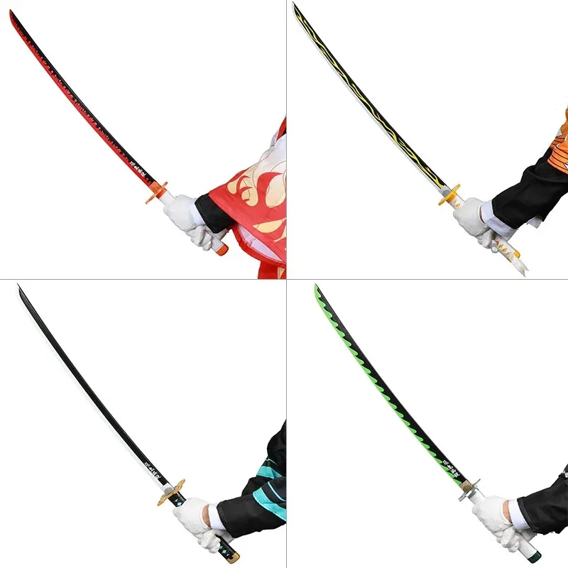 Bear's Den Katana Demon Slayer, Cosplay Accessories, Rengoku Tanjiro Katana Kimetsu no Yaiba Weapon, Sword sam New 2025