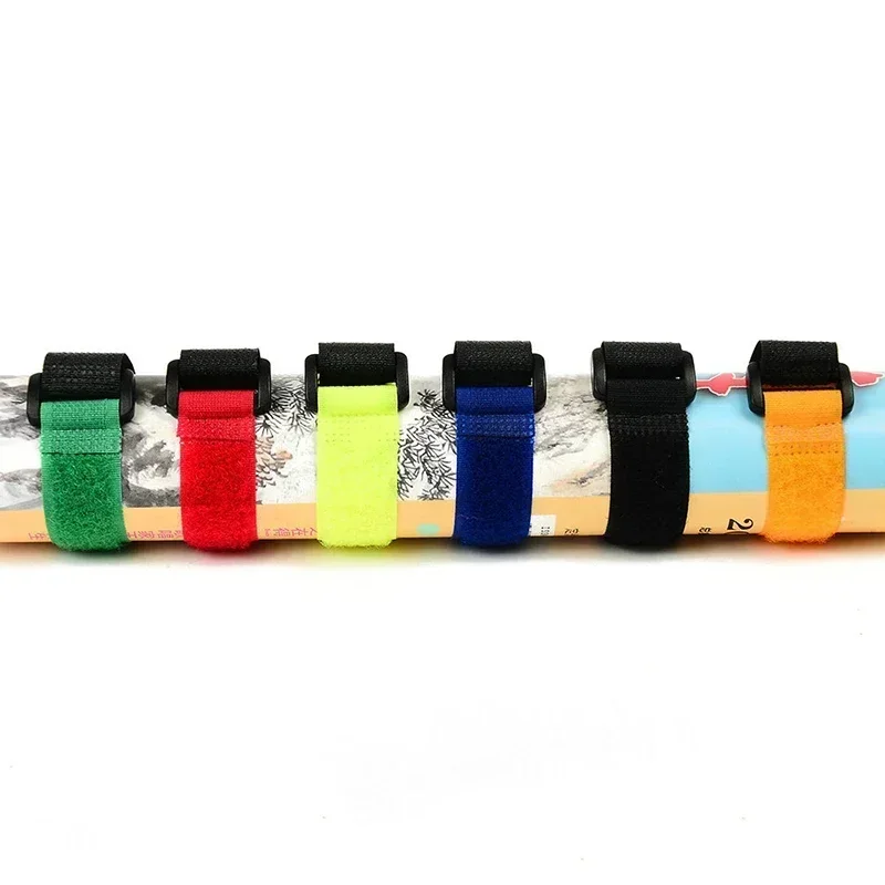 5/10 Stück wiederverwendbare Hakenschlaufen-Cinch-Bänder, Nylon-Kabelbinder, Organizer, verstellbarer Verschluss, Sicherung von Kabelbändern, Kabelmanagement – Detail 10
