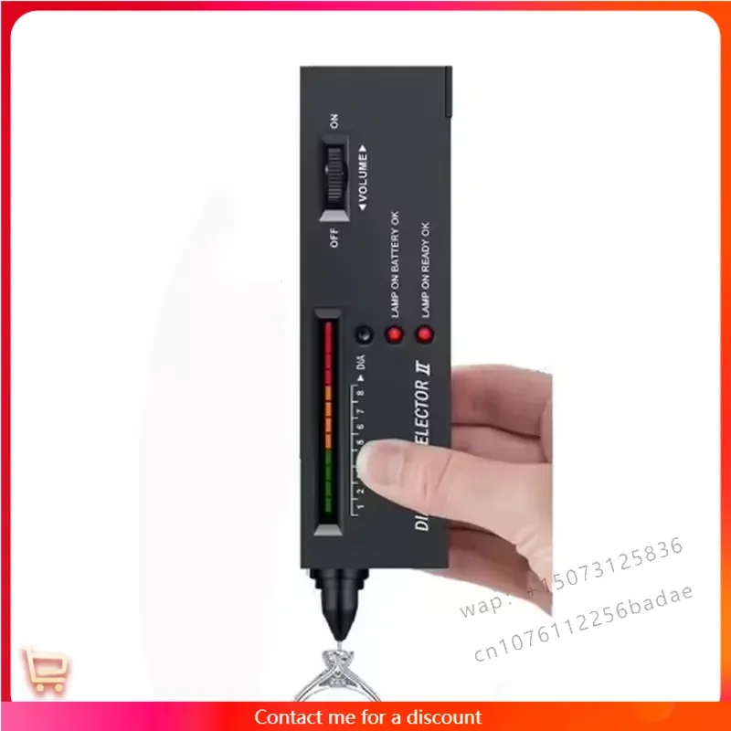 Compact Diamond Test Pen Upgraded Gem Selector LED Indicator Precision High Precision Jewelry Tool Suitable for Jewelry