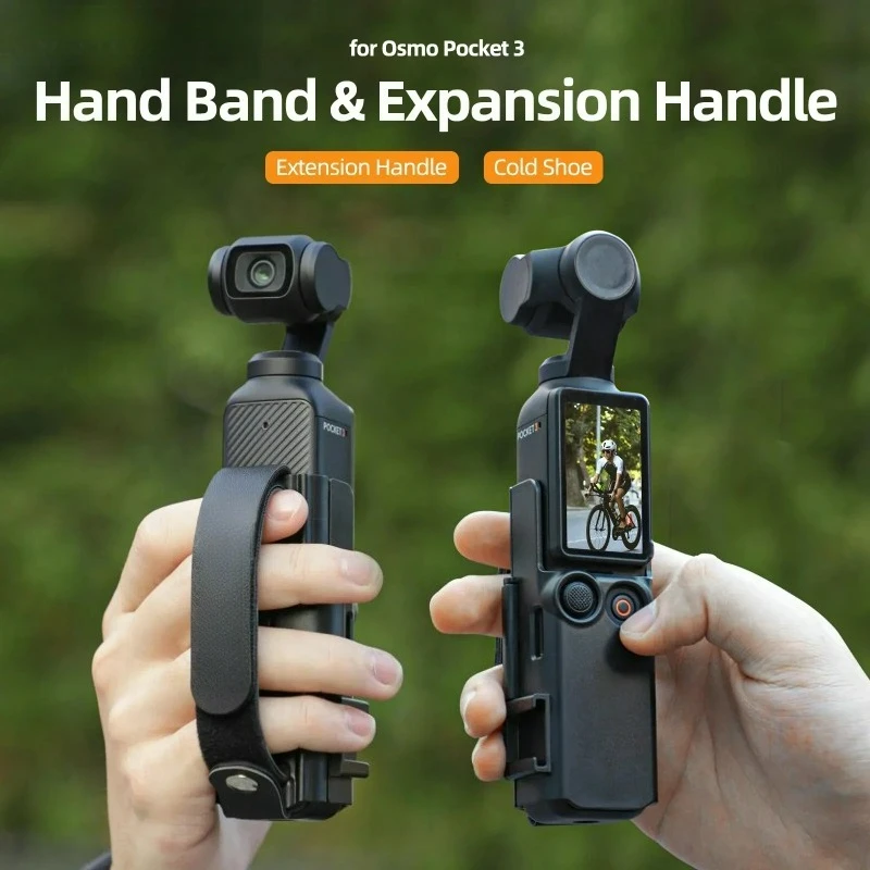 DJI Osmo Pocket 3 Hand Band واقية الحبل توسيع الإطار الباردة الحذاء تمديد غطاء مقبض لجيب 3 2025 جديد حار
