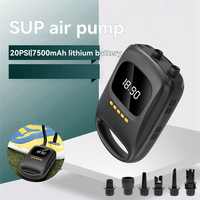 Y67A-High-Efficiency 7500Mah Electric Air Compressor 20PSI For Paddle Boards, Kayaks, And Boats - Portable SUP Pump