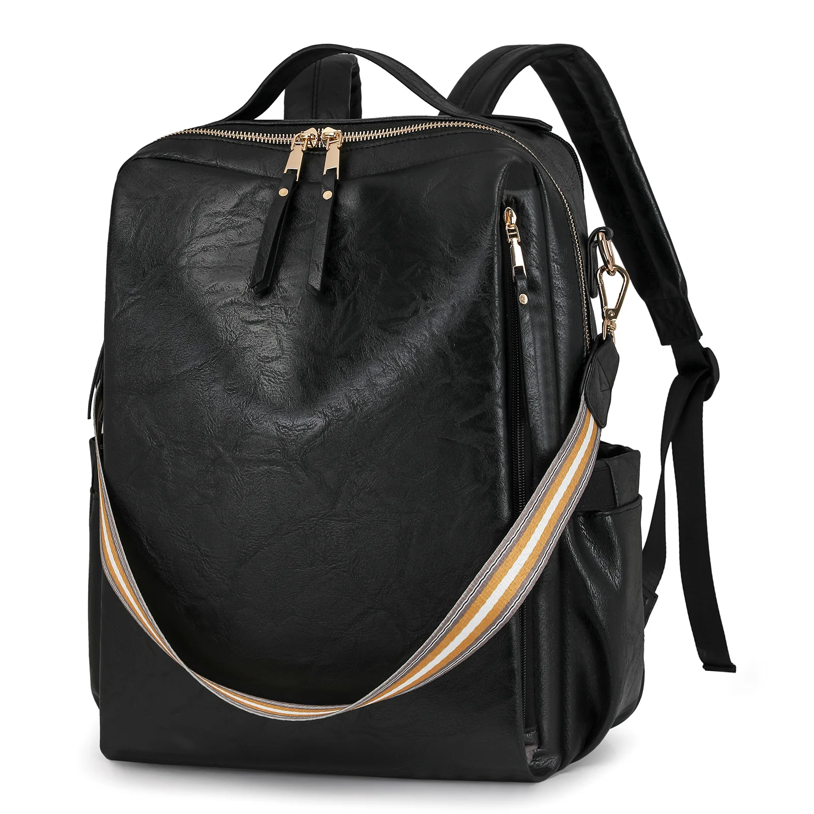 New Ladies Shoulder Bag Retro Style Backpack Multifunctional PU Fashion Women Travel Bags Function Backpack Batch Bag