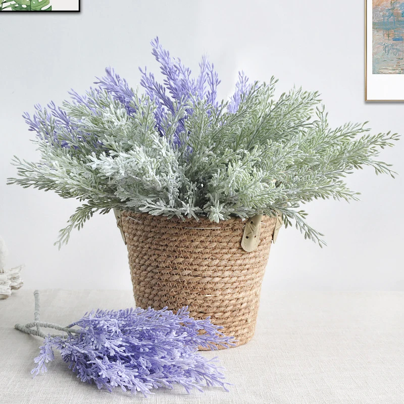 

Simulated Rime Artificial Flower Simulated Green Plant Home Decoration Photo Flower Arrangement Material Wedding Decoration