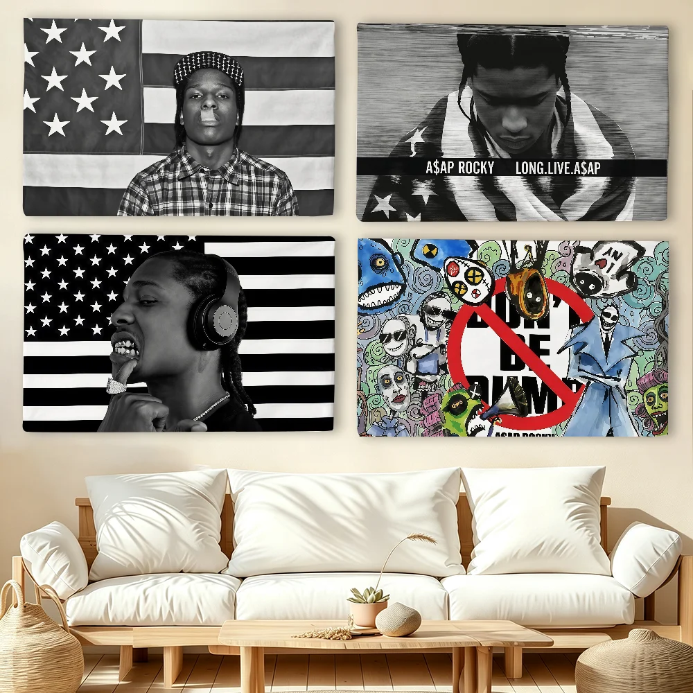 American rapper A-Asap R-Rocky flag For Living Room Home Dorm Decor Wall Outdoor Camping Party Banner Gifts