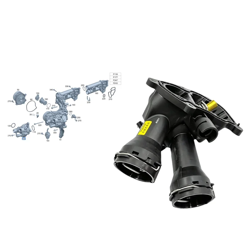 A6542000115 6542000115 Engine Thermostat For MERCEDES BENZ W213 S213 A238 C238 E200d E220d E300d OM654.920