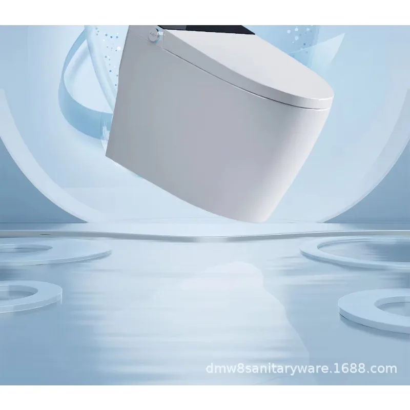 Hot Sale Automatic Bathroom Closestool Floor Mounted Intelligent Smart Electric Toilets Bowl Auto Flush Foot Sensor Smart Toilet