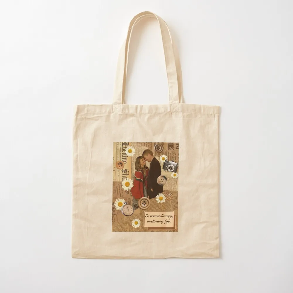 

About Time Movie Tote Bag Shopper shopping bags foldable shopping bag tote bag custom Canvas Tote