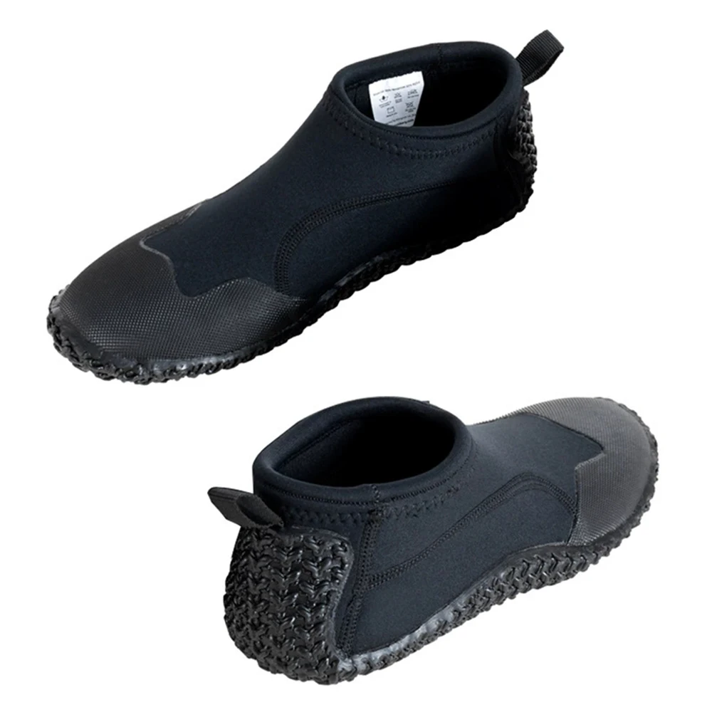 1 Pair 3MM Diving Boots Fly Fishing Rock Climbing Shoes Aqua Wading Shoes Beach Surfing Stream Tracing Shoe Waterproof Boots