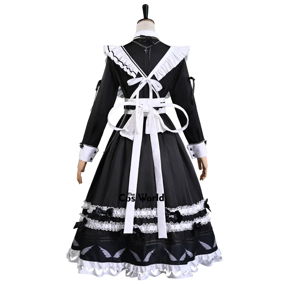 الظاهري YouTuber Vtuber NIJISANJI Kanae Kanakana خادمة ملابس أنيمي تأثيري ازياء