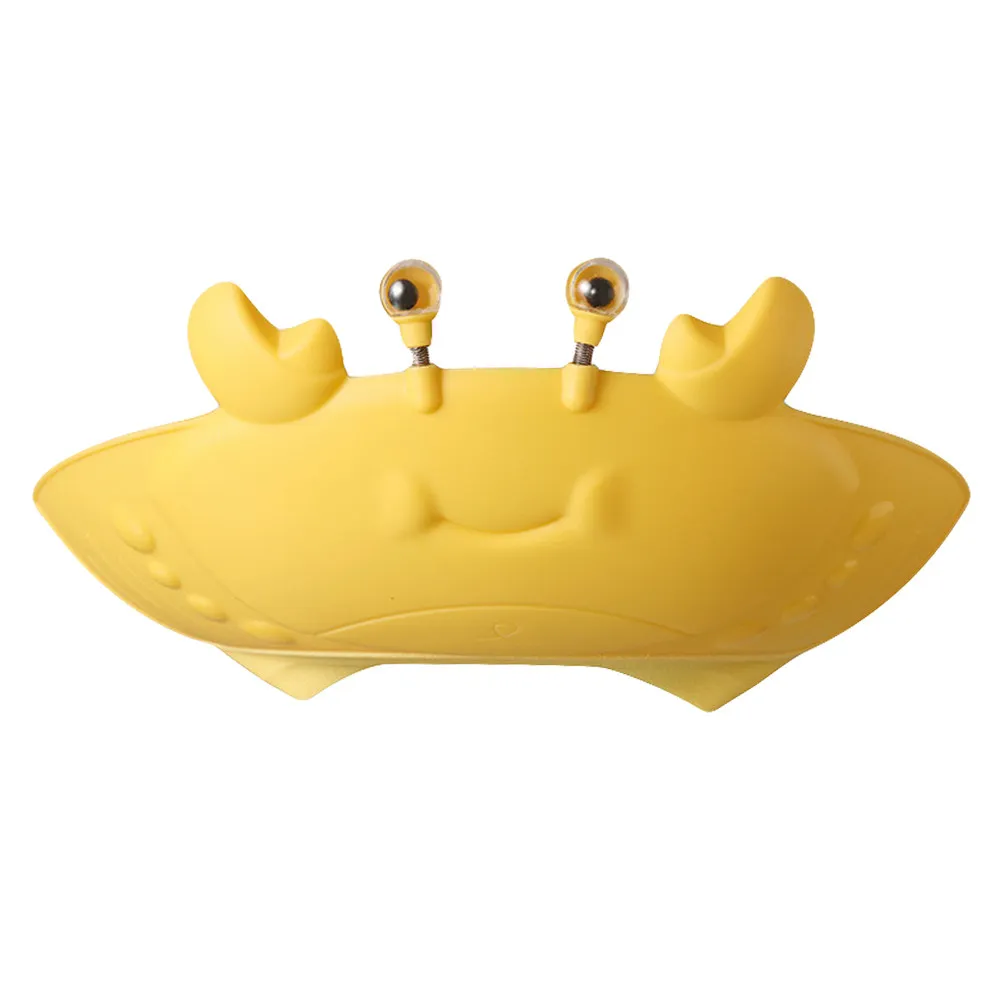 

Baby Shower Cap Adjustable Shampoo Hat For Toddler Kids Bath Time Cartoon Design Water Resistant Ear Protector Bathing
