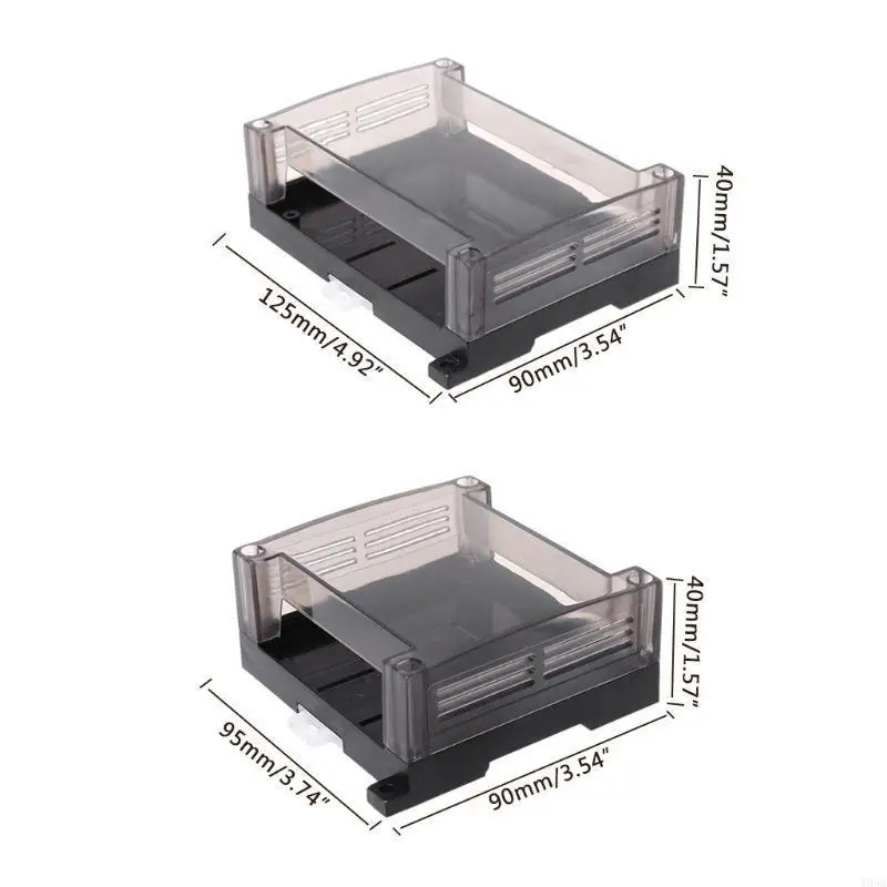 Transparent Plastic PLC Industrial Control Box Panel PLC Enclousure for Case DIY image 6