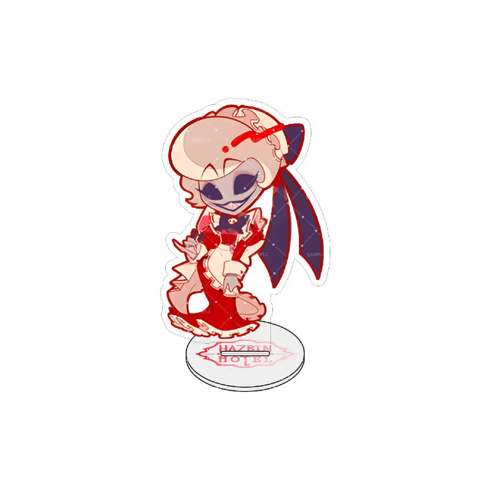 Hazbin Hotel Anime Figur Acryl Stand Alastor Charlie Morningstar Vaggie Engel Staubschale Niffty Spiel Fans Geschenk Ornamente – Detail 4