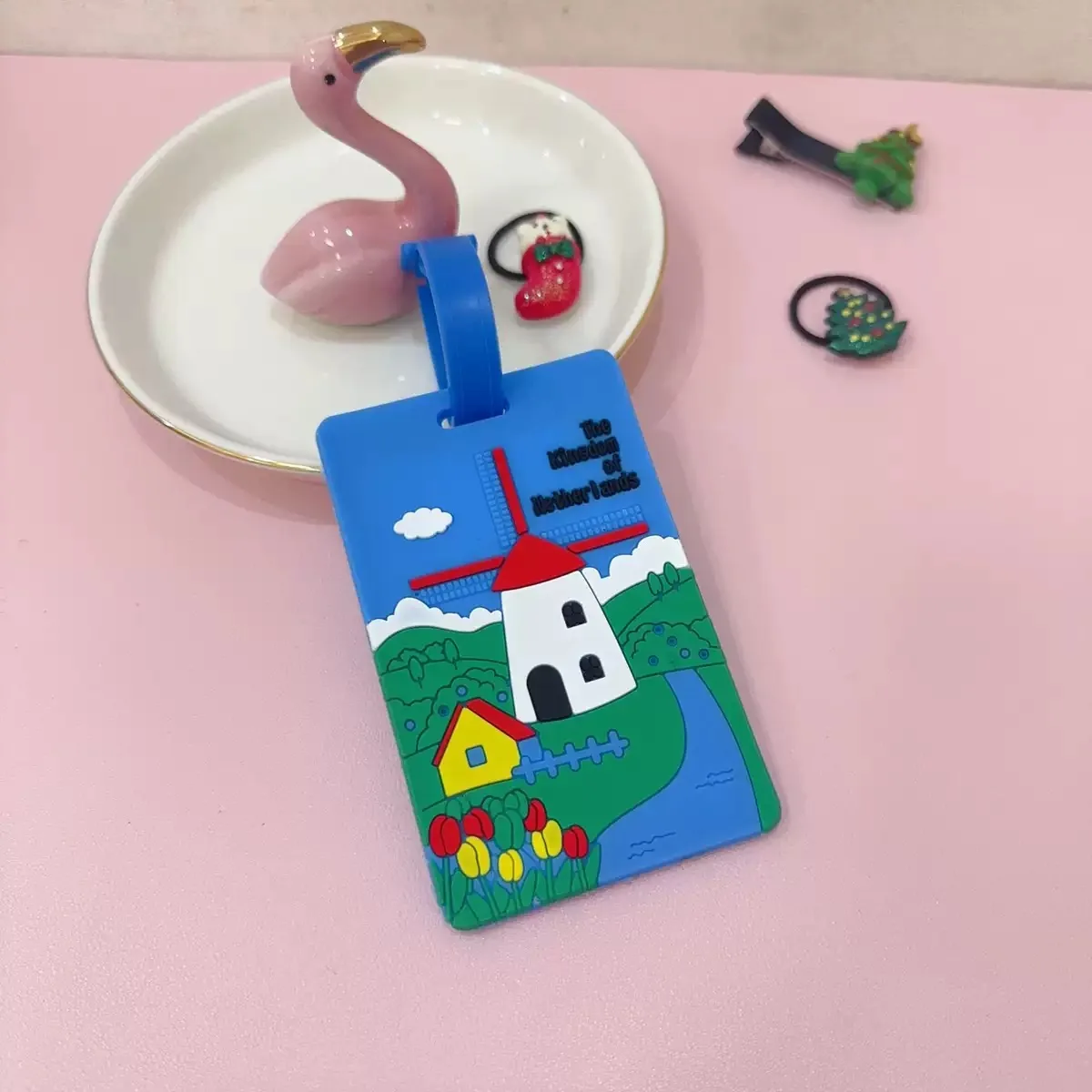 Custom Made PVC  Factory Direct Sales Promotion GiftPVC Luggage Tag Wholesale PVC Boarding Pass Suitcase Trolley Suit Tag