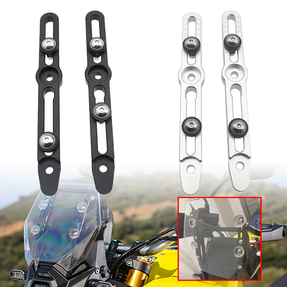 

Fit For Suzuki V-Strom 800DE vstrom DL800 DL 800 DE 2022-2024 Motorcycle Windscreen Adjusters Airflow Adjustable Windscreen Wind