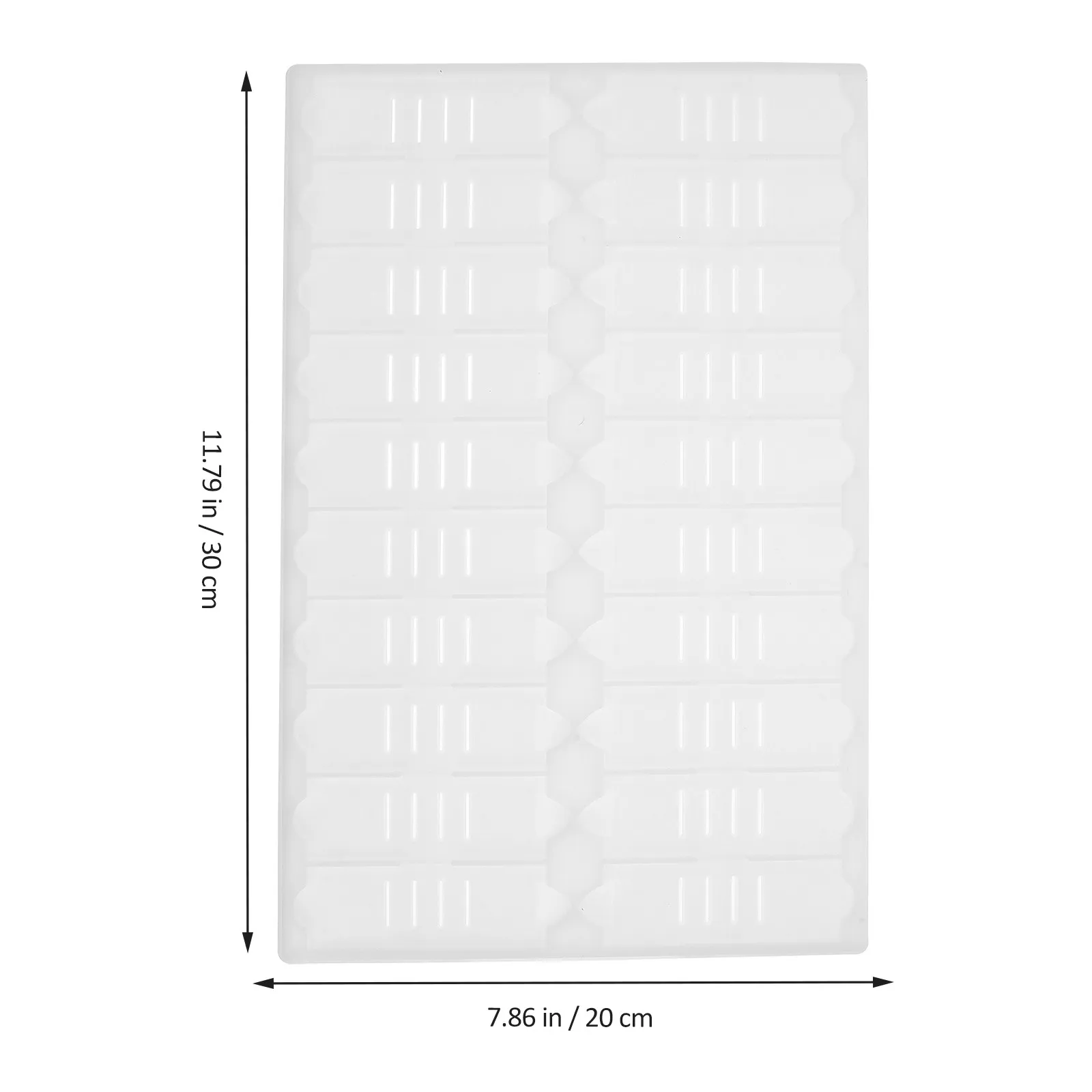 Microscope Slide Storage Tray 20 Capacity Plastic Laboratory Grade for Teaching Slice Collection Numbered Position