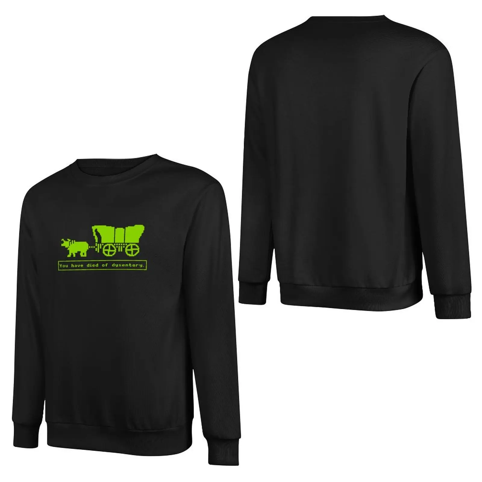 You have died of dysentery. Pullover Hoodie men clothes clothes for men anime clothes sweatshirts men