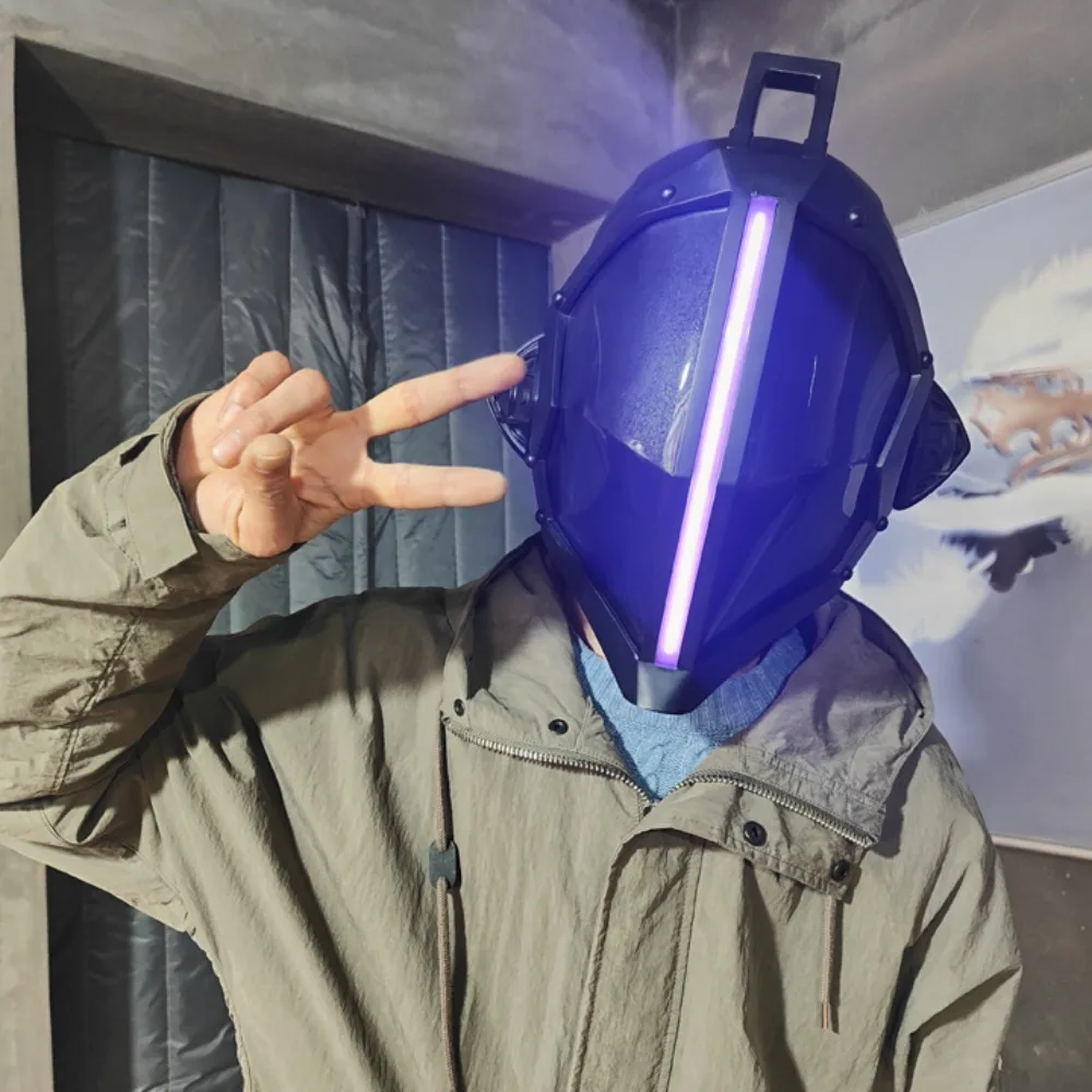 Feito no abismo bondrewd cosplay máscara prop capacete brilhante réplica de alta qualidade