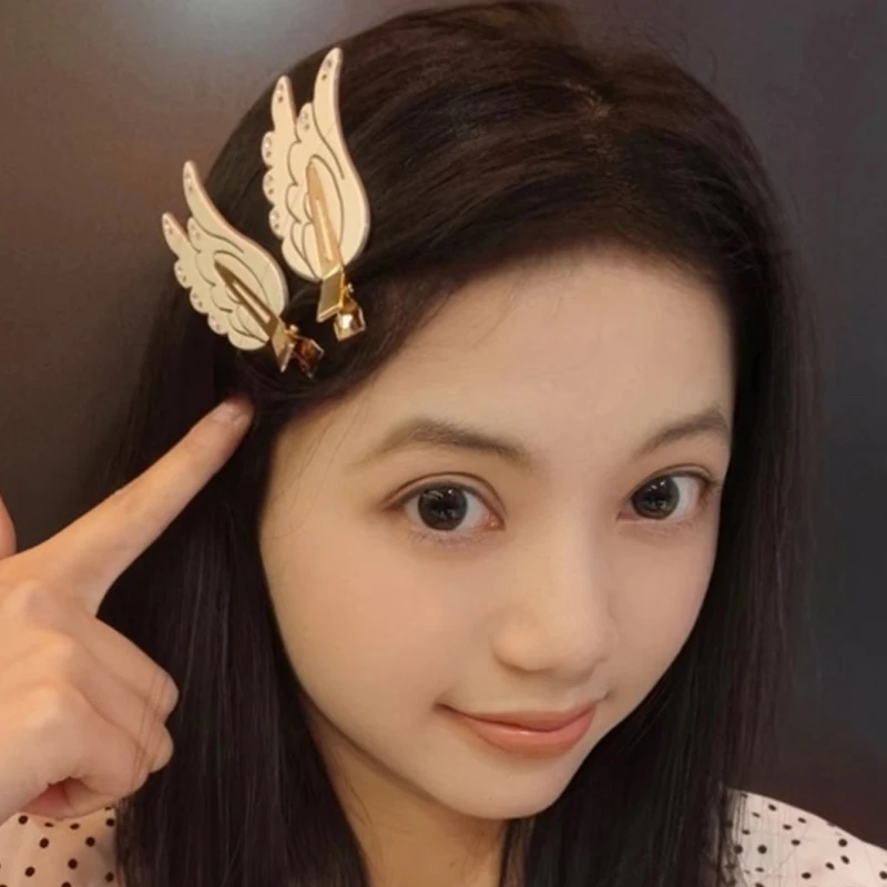 1/3 pezzi Fermagli per capelli a forma di ali d'angelo da donna, fermaglio laterale per frangia senza lasciare tracce, forcina, fermaglio cosmetico, fermagli laterali, accessori per capelli_voghion.com