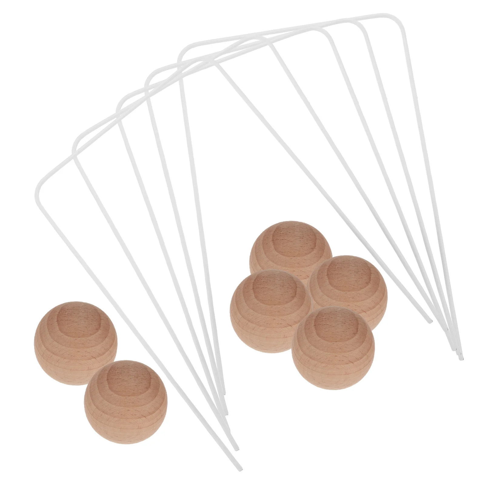 

1 комплект, набор для крокет, детский деревянный садовый газон, активный отдых на заднем дворе, качения, семейные спортивные игры на открытом воздухе, наборы для крокет для семьи