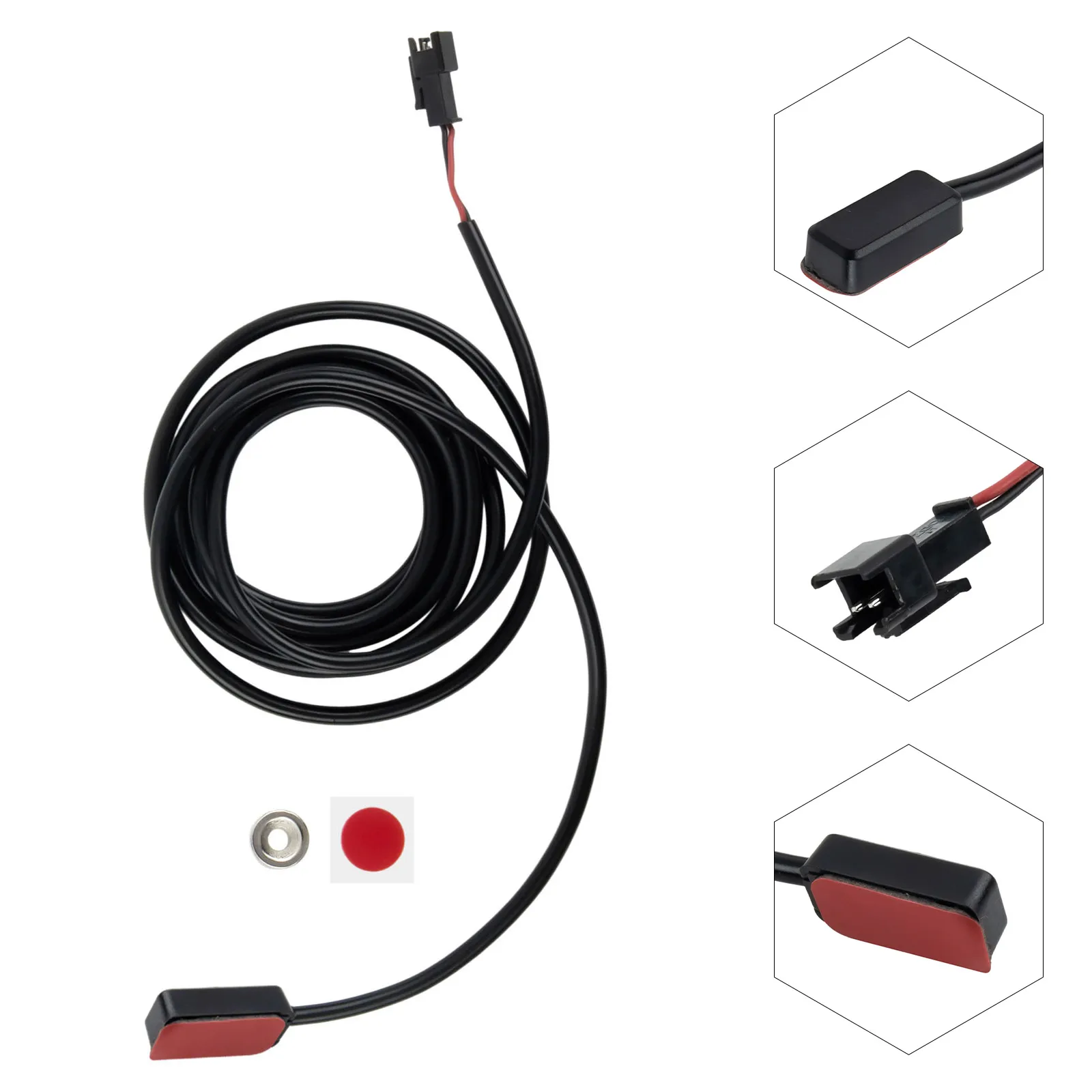 47g Hydraulic Brake Cut-Off Sensor Ebike Controller Protection 1.7m Cable Adjustable Sensitivity For Disc/V/Oil Brakes Bike Part