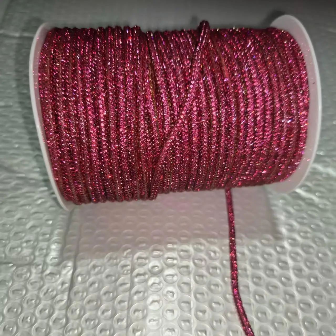50 yards 4mm Kristal Strass Koord Trim Glas Diamant Touw DIY Naaien Voor Kleding Schoenen Tassen Trouwjurk kostuum Decoratie