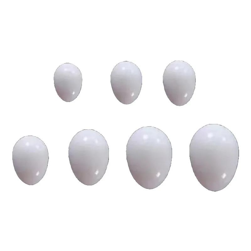 

10Pcs Plastic Lifelike Simulation Bird Eggs Pigeon Quail Fake Egg Aviculture Tools Nest Hatching Eggs accesorios