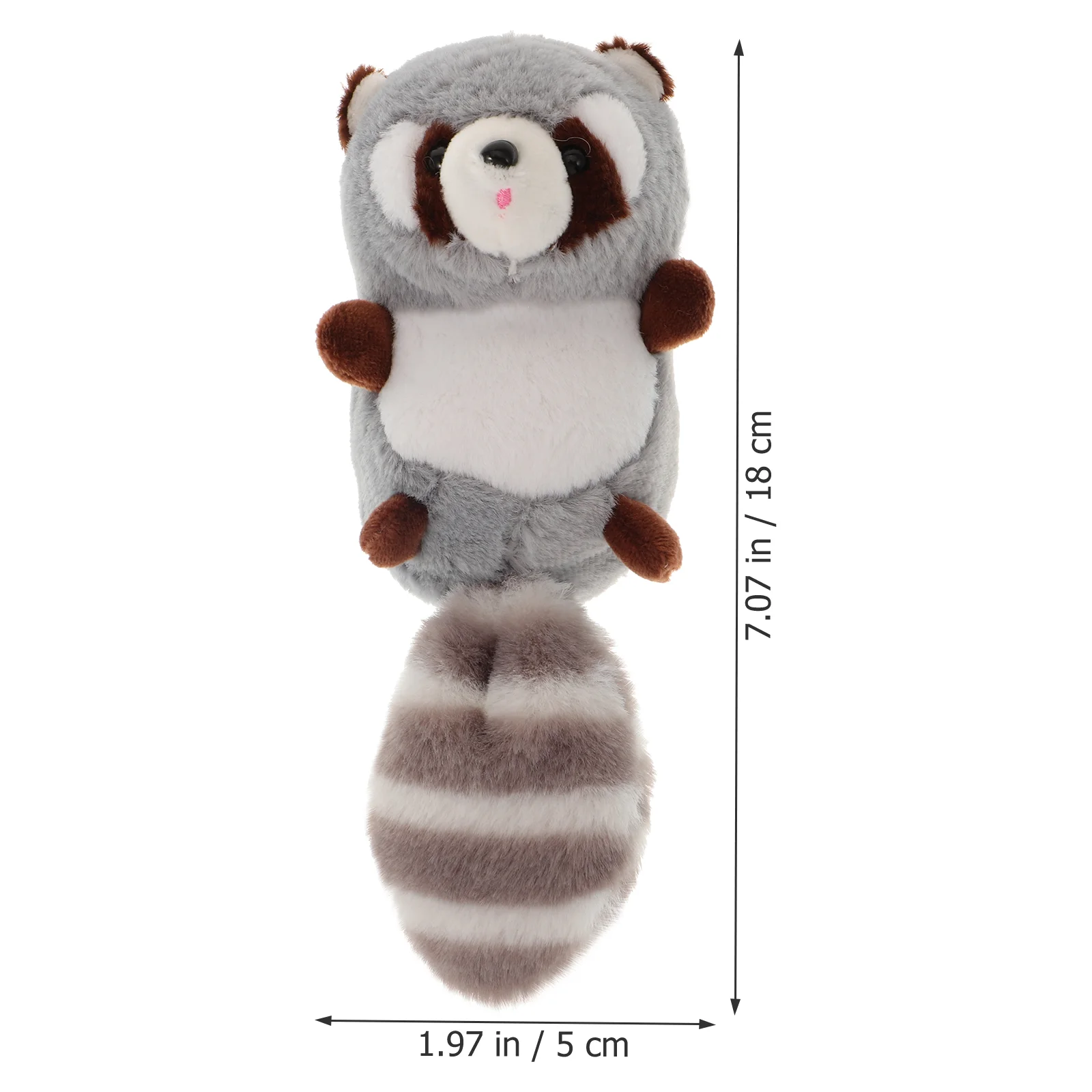 Raccoon Keychain Plush Cute Adorable Bag Backpack Pendant Fluffy Accessories Cartoon Fob