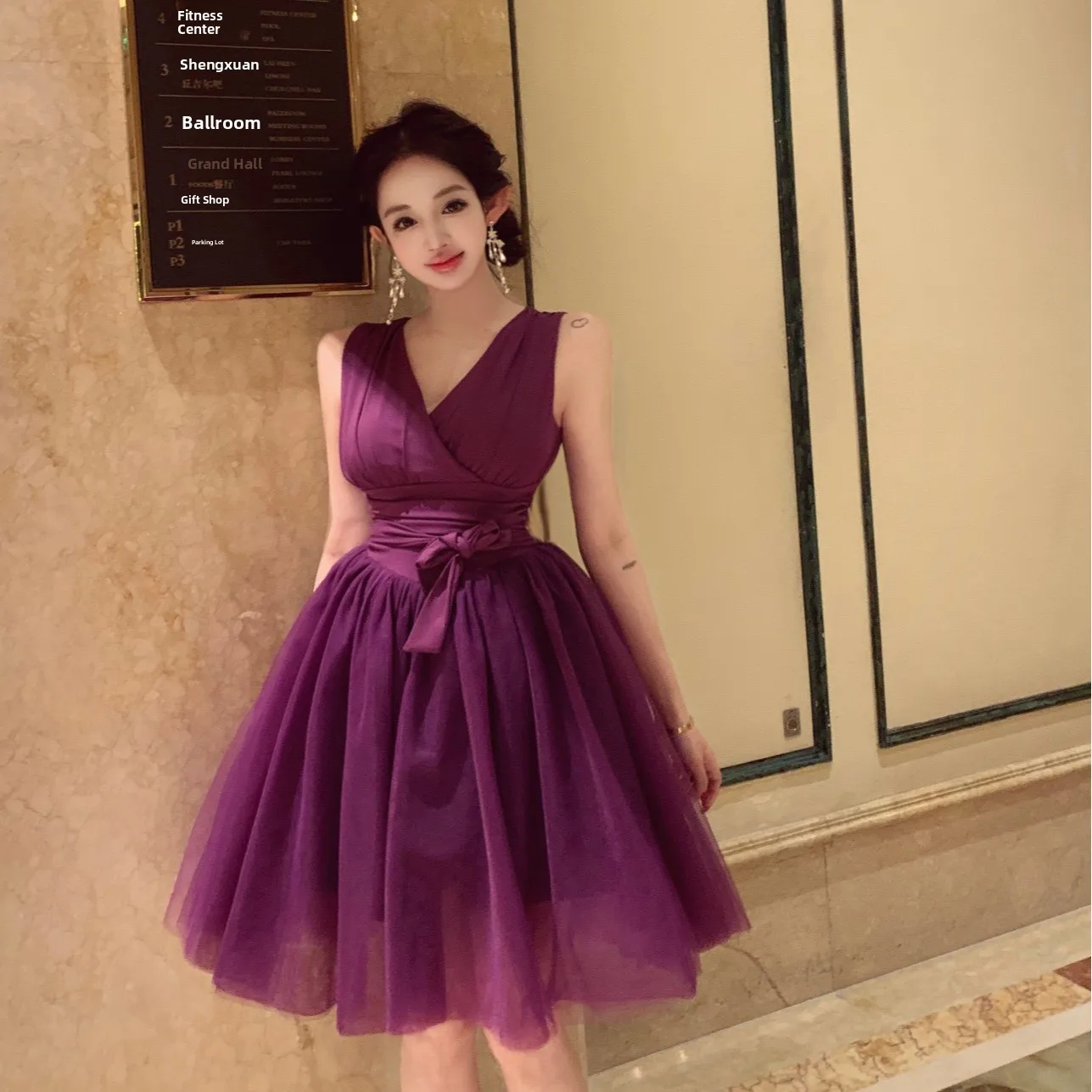 

Birthday Strap Dr High Waist Spring New Sle Puffy Unique Holiday ort Skirt Women Ele Princ Gown