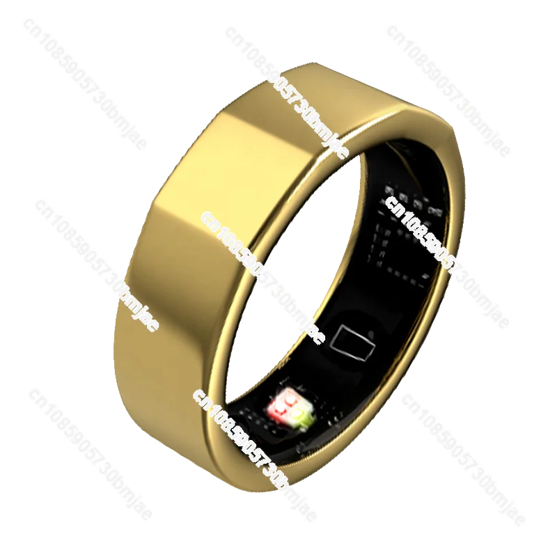 Brand New Titanium Dark Mobile App Integration Smart Ring Fashion Health Smart Ring High Quality Technology Verified APP Control