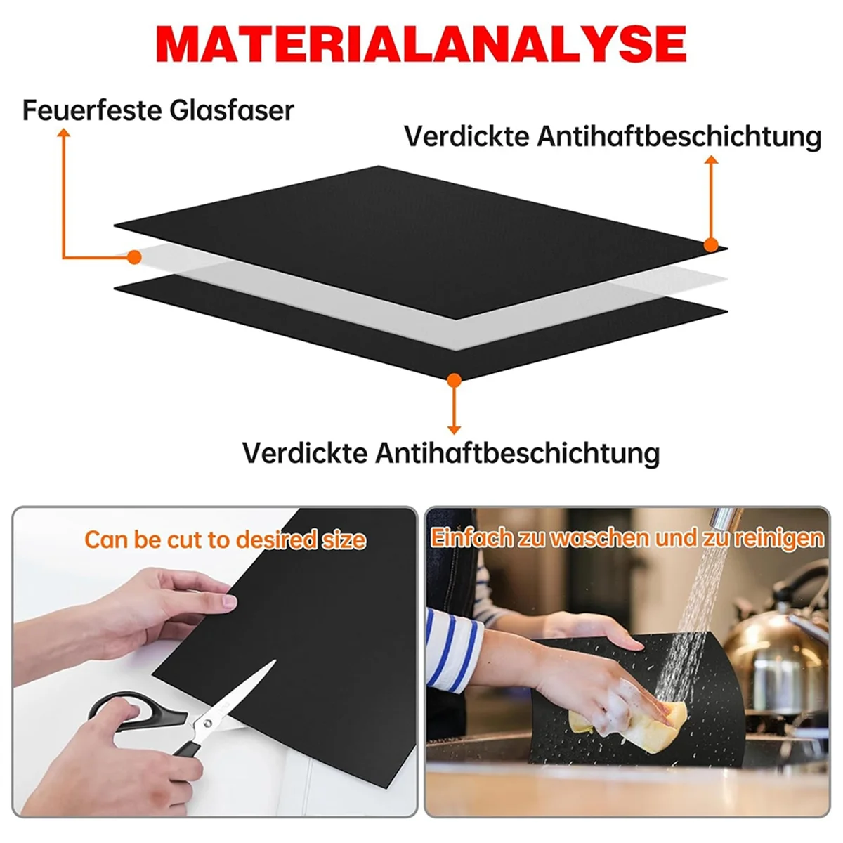 

NEW BBQ Grill Mat, Non-Stick Grill Mats,Grill Griddle, Reusable Baking Paper, for Charcoal Grills, Electric Grills