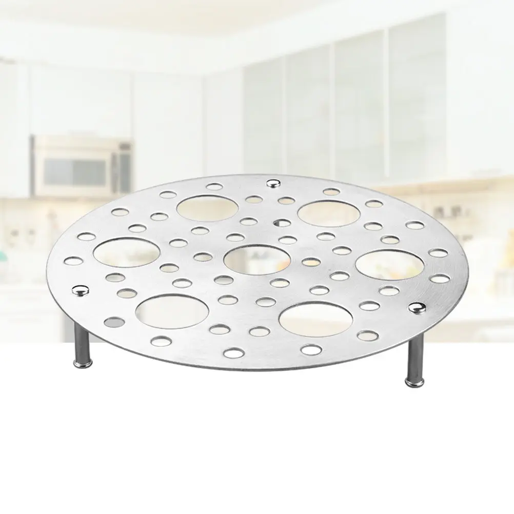 

Подставка для яиц из нержавеющей стали на 7 ячеек с надежной фиксацией, идеально подходит для рамена, завтраков, вареных яиц, кухонная подставка-органайзер