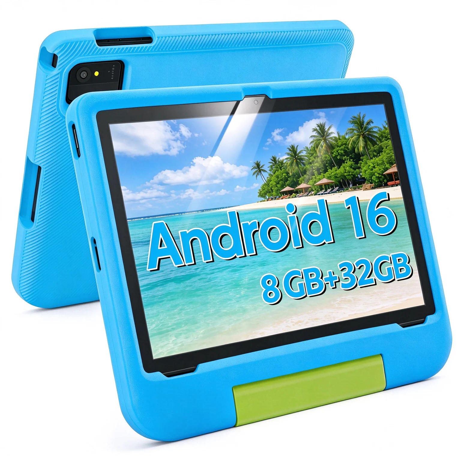 ANRY 10.1 Inch Kids Tablet Android 15 8GB 32GB 5000mAh Eye Protection Dual Camera WiFi Bluetooth Portable Children Study Tablet
