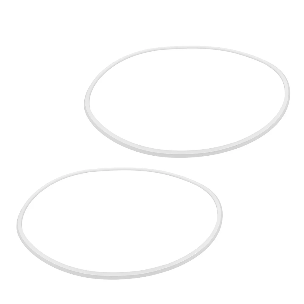 

2Pcs Round Bar Chair Ring Floor Protector Heavy Duty Rubber Stool Leg Guards Non Slip Chair Bottom Protector for Wood Floors