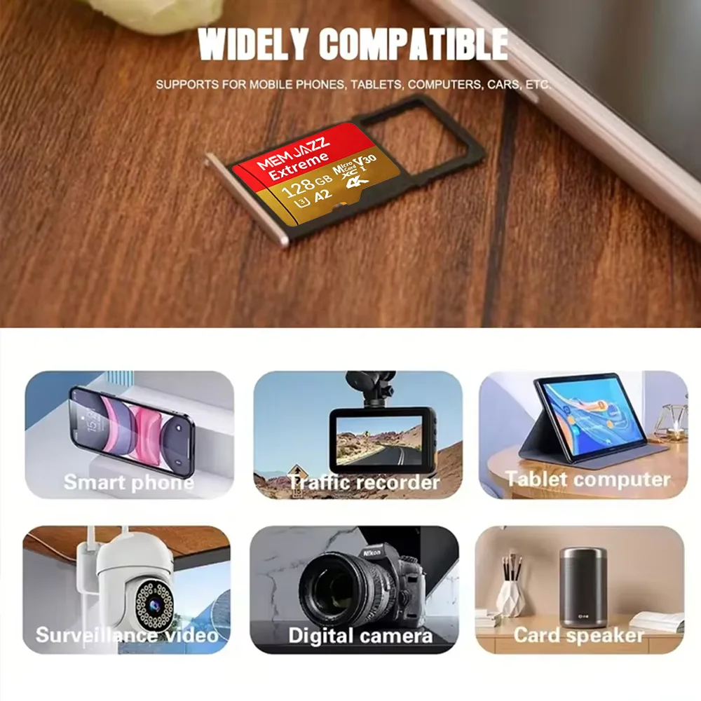 Micro TF SD 64GB 128GB 256GB 512GB SD Card Memory Card U3 V30 High Speed Best Seller For DJI Mavic Mini 4K Video Aerial Footage - view 5
