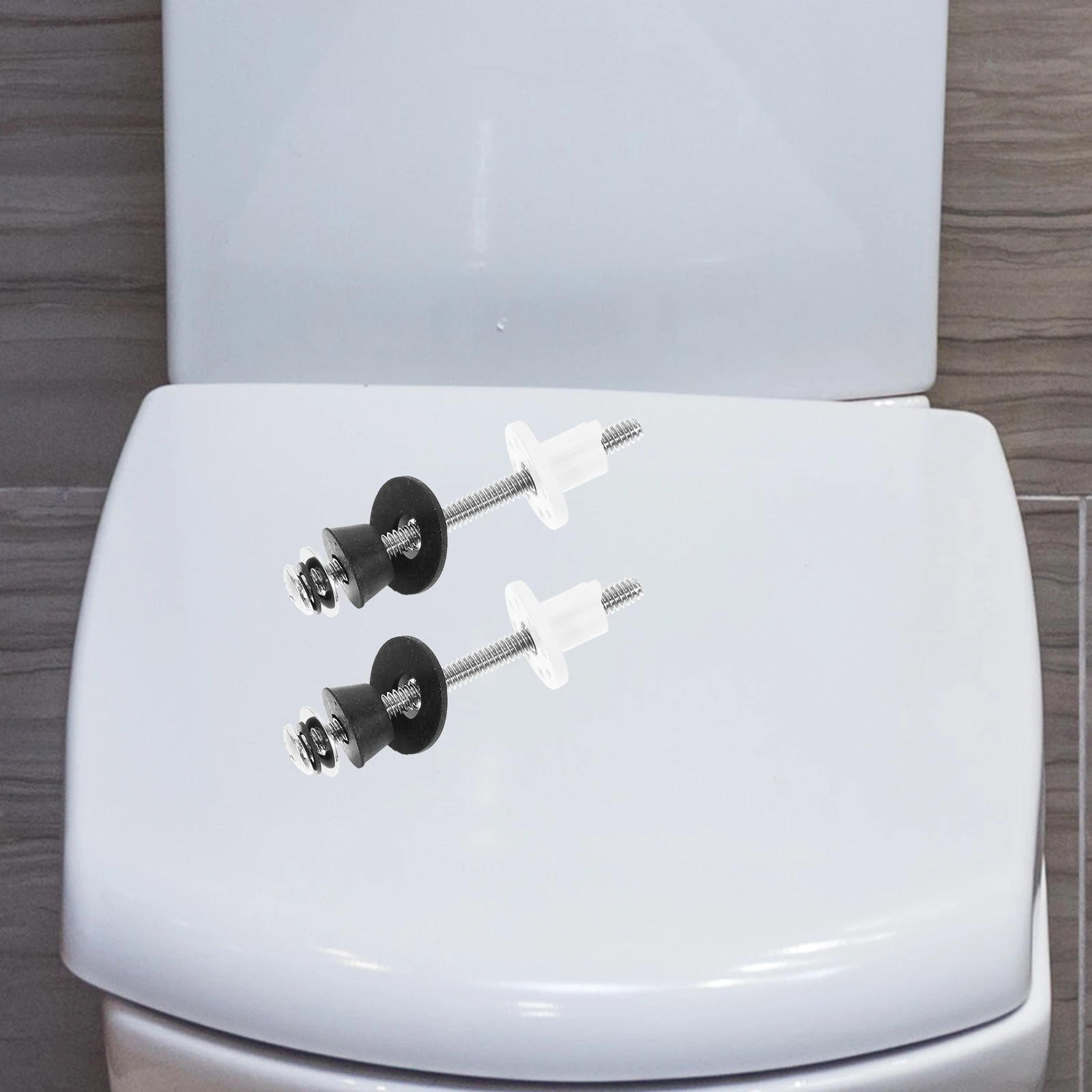 

2pcs Universal Seat Toilet Seat Bolt Hinges Screws Hinge Fittings Universal Toilet Mounting Screws Mounting Bolts Tools Parts