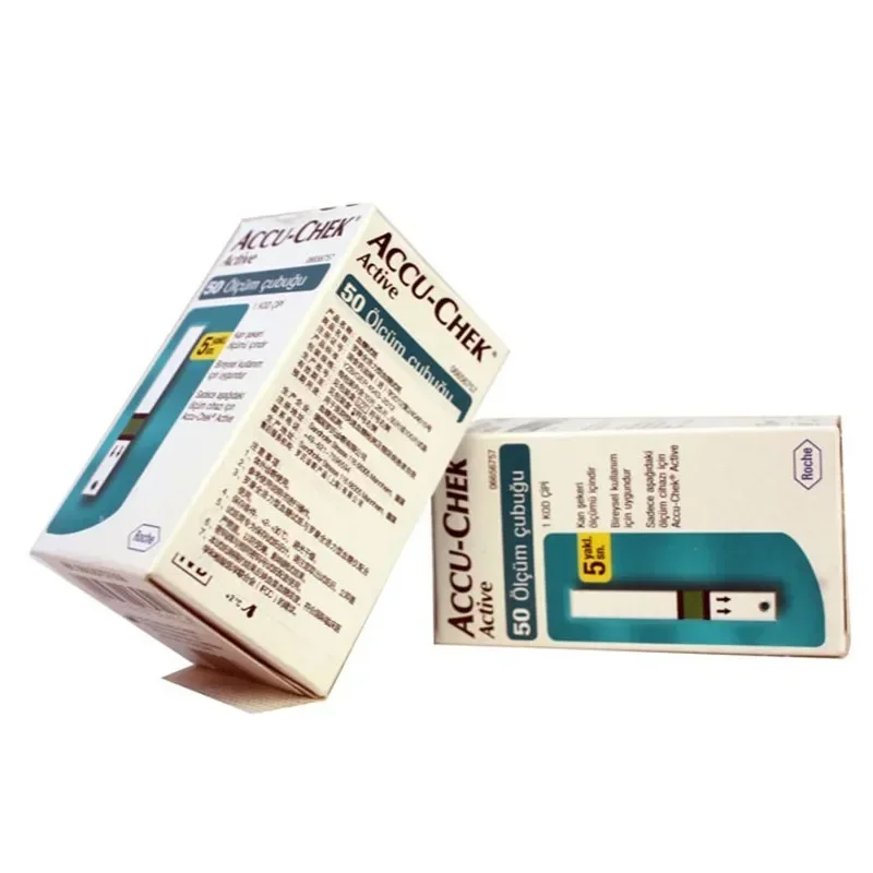 Tiras reactivas de glucosa en sangre, tiras reactivas de 50 piezas/100 piezas