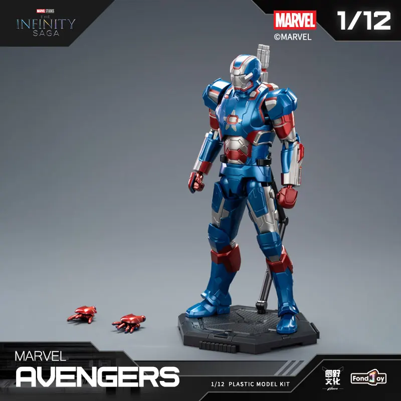 Nuevo Fondjoy Marvel Infinite Legend Series escala 1/12 16cm Iron Man Mk3 Mk4 MK7 figuras de acción juguete de ensamblaje regalos coleccionables para niños