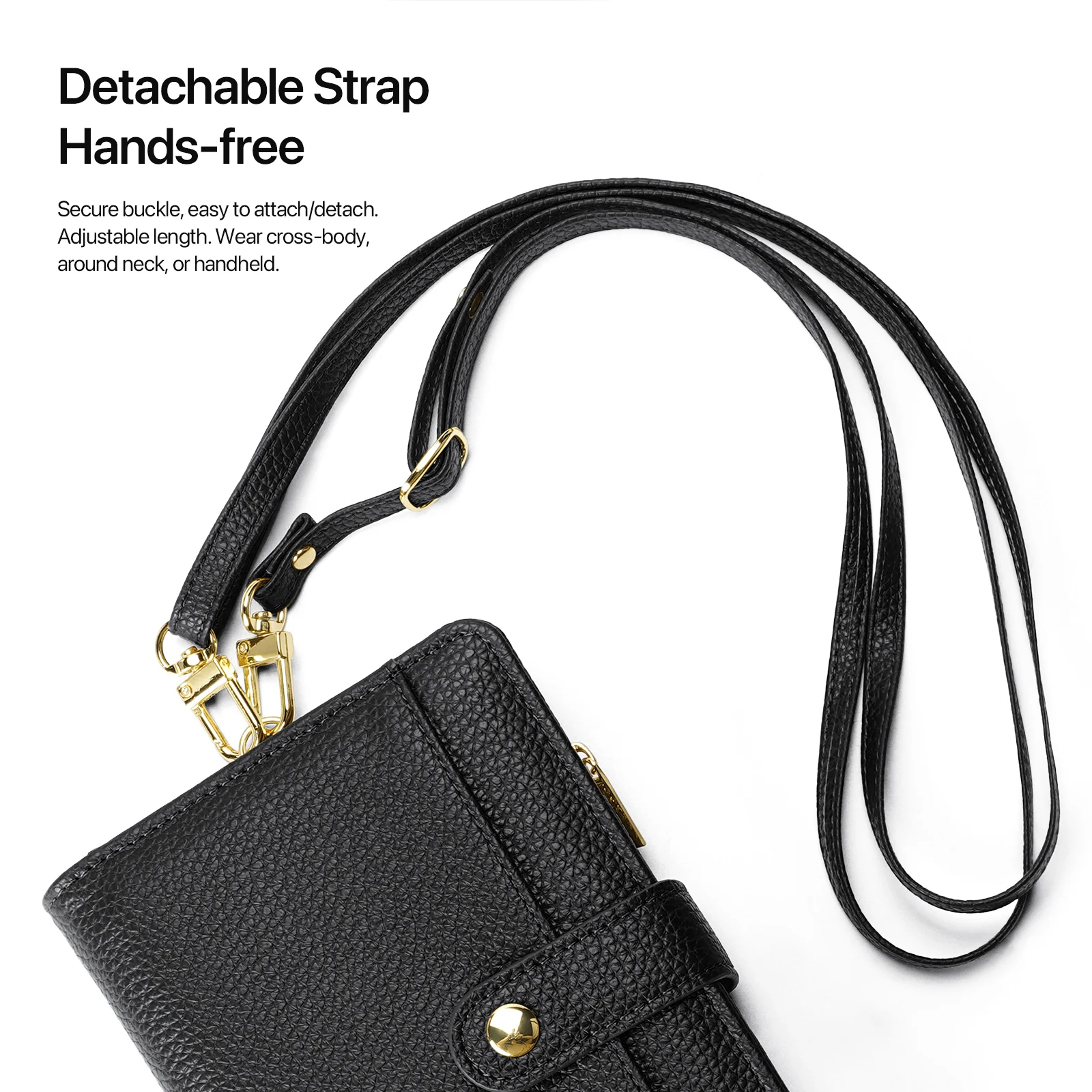 Nuovo portafoglio porta passaporto unisex di grande capacità - Organizzatore di carte da viaggio in pelle PU con blocco RFID con fermasoldi