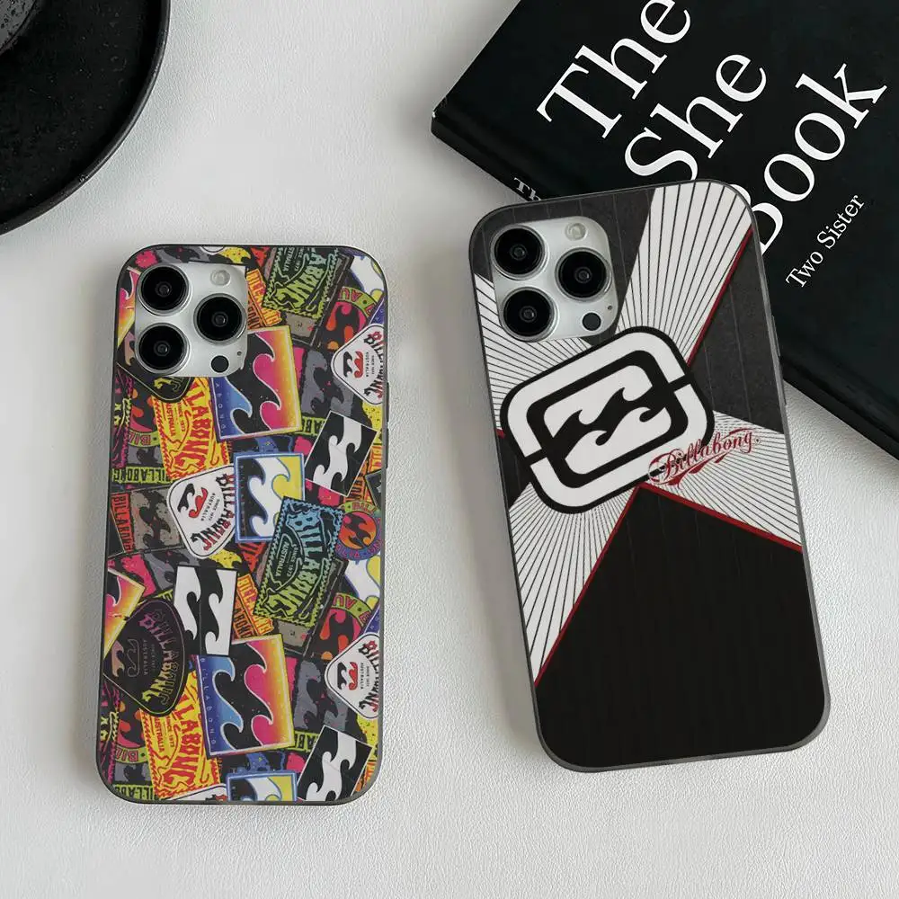 Чехол C-Casual-S-Surfing-B-Billabong для iPhone 17 16 15 14 13 12 11 Pro Max Plus, гофрированный бампер, задняя крышка-накладка