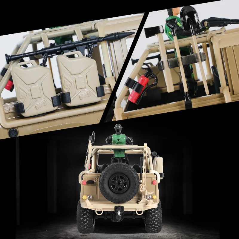 MN96 Rc Car Radio Control Cars Children Toys Off-Road Vehicle Model 4Wd High-Horsepower Climbing Military Truck Toys for Boys