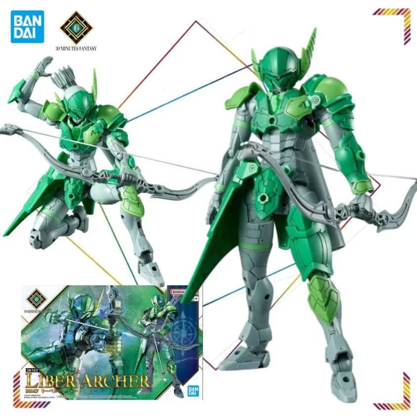 Фигурки BANDAI SPIRITS 30MF Liber Archer: Коллекционная модель из аниме, подарок для любителей фэнтези